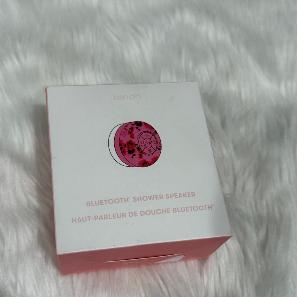 Ban.do Floral Pink Bluetooth Shower Speaker